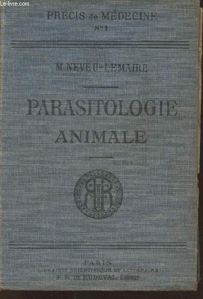Parasitologie animale- Prcis de mdecine n
