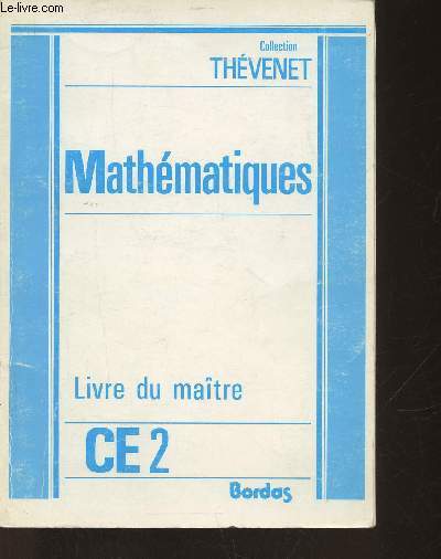 Mathmatiques CE2- Livre du maitre