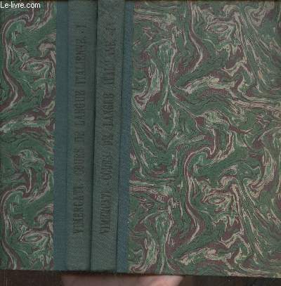 Cours de langue Italienne d'aprs la mthode Robertson I et II (2 volumes)