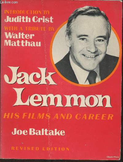 Jack Lemmon: his films and career