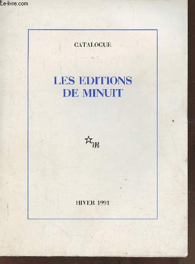 Catalogue- Les dtions de Minuit Hiver 1991