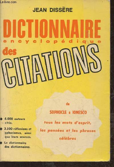 Dictionnaire encyclopdique des citations