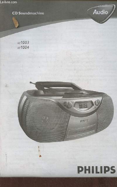 Mode d'emploi- CD Soudmachine AZ 1003- AZ 1004- Philips