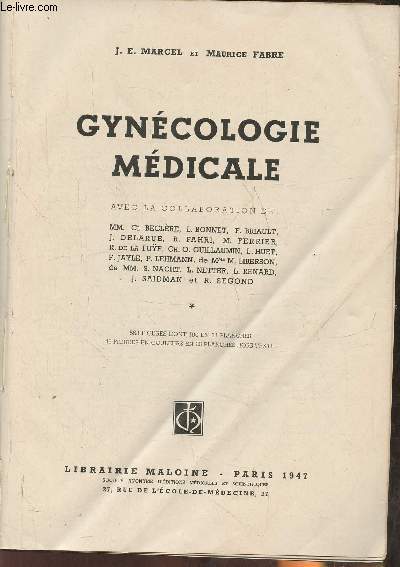 Gyncologie mdicale