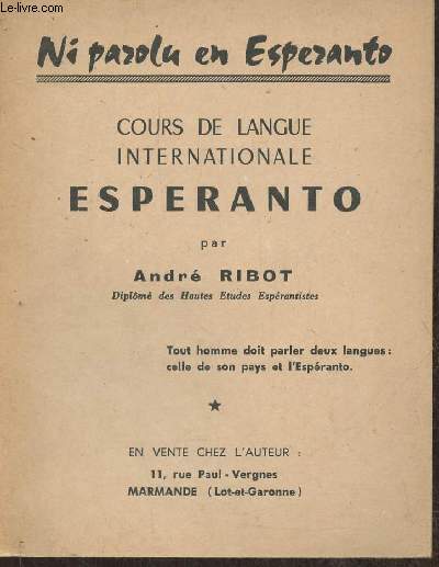 Ni parolu en Esperanto- Cours de langue internationale Esperanto