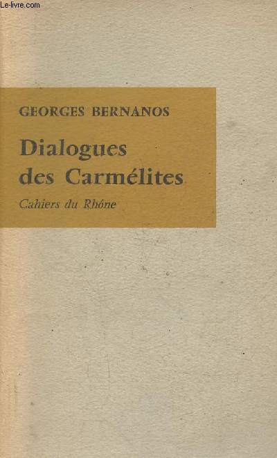 Dialogues des Carmlites (Collection 