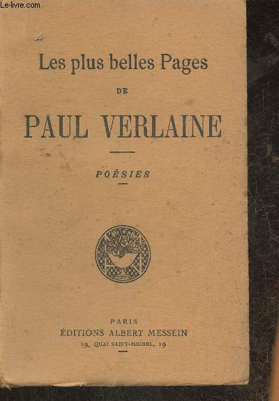 Les plus belles pages de Paul Verlaine