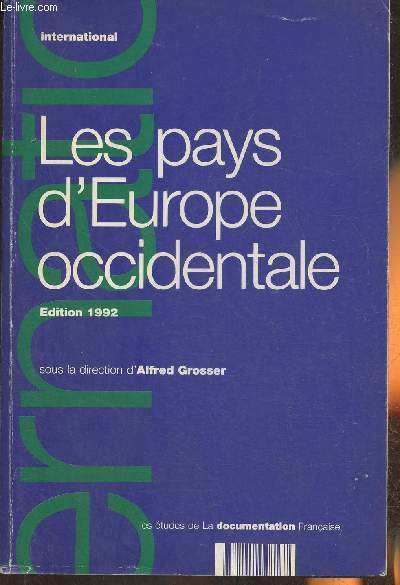 Les pays d'Europe occidentale- dition 1992