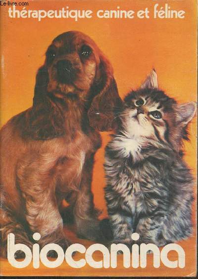 Biocanina- Thrapeutique canine et fline- dition 1978