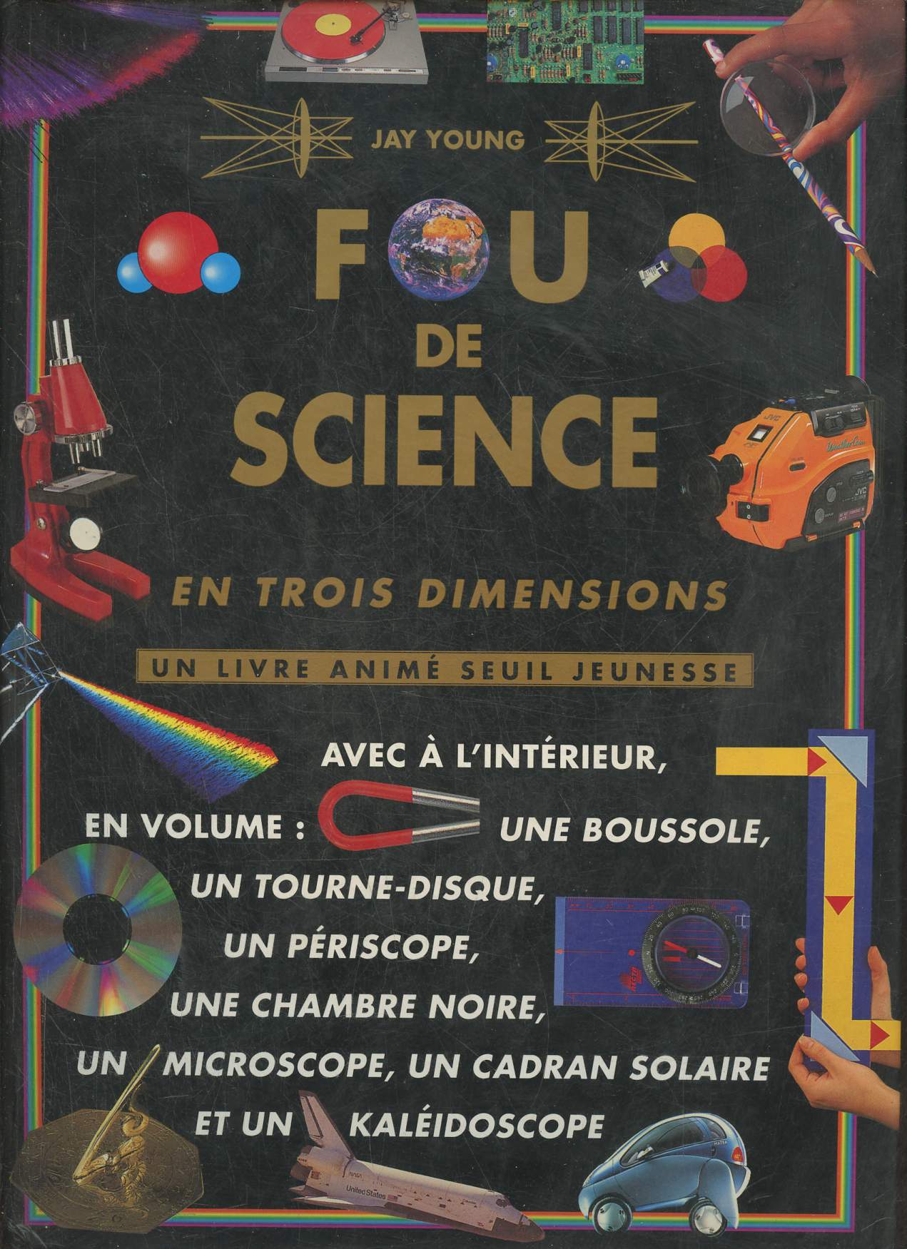 Fou de science en trois dimensions (livre anim)