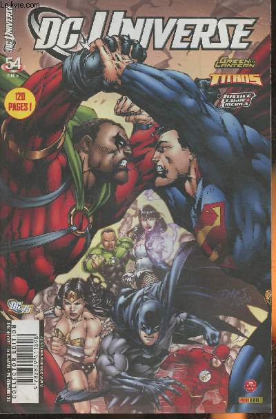 DC Universe n54- Janvier 2010-Sommaire: Justice league of America: Ombre et lumire 1 et 2- Titans: coinc avec toi- Titans: sans issue- Green lantern: la rage des red lantern 2- Secrets d'icones.