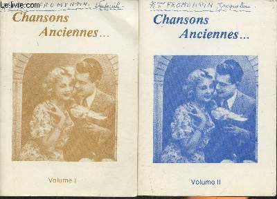 Chanson anciennes Volumes I et II (2 volumes)