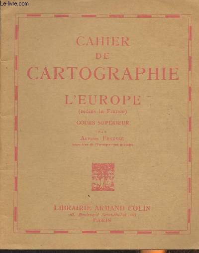 Cahier de cartographie- l'Europe (moins la France) Cours suprieur