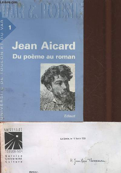 Var et posie 1 : Jean Aicard- Du pome au roman