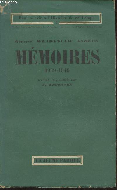 Mmoires (1939-1946)
