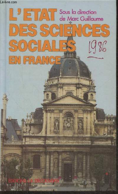 L'Etat des sciences sociales en France