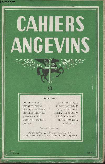 Cahiers Angevins n92e anne- Mai/Juin 1946