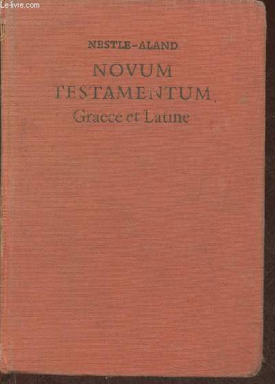 Novum testamentum graece et latine