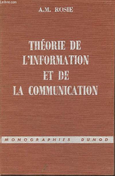 Thorie de l'information et de la communication (Collection 