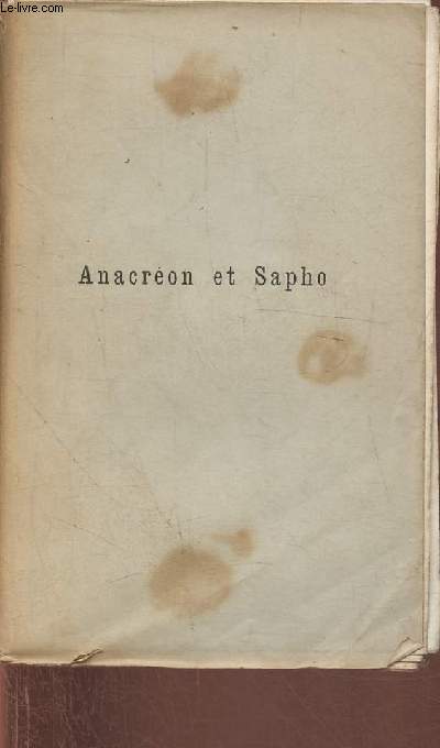 Posies de Anacron et de Sapho