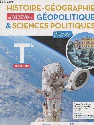 Histoire-gographie, gopolitique & sciences politiques Tle spcialit (Nouveau bac programme 2020) SPECIMEN