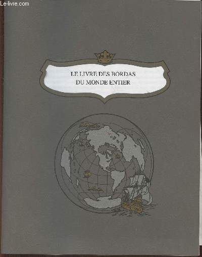 Le livre des Bordas du monde entier (certificat d'enregistrement n02838)
