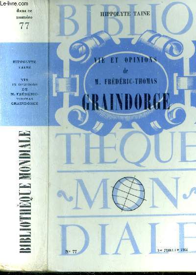 Vie et opinion de M.Frdric-Thomas Graindorge. N77.