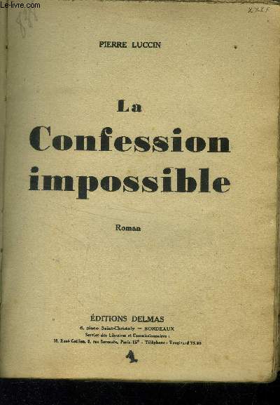 La confession impossible