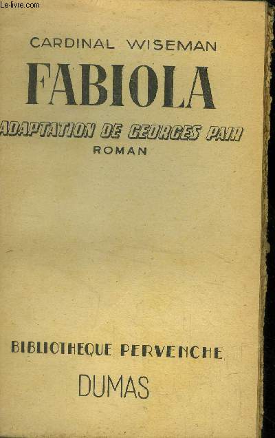 Fabiola,Collection 'Bibliothque Pervenche'.