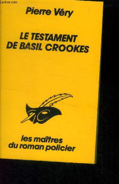Le Testament de Basil Crookes