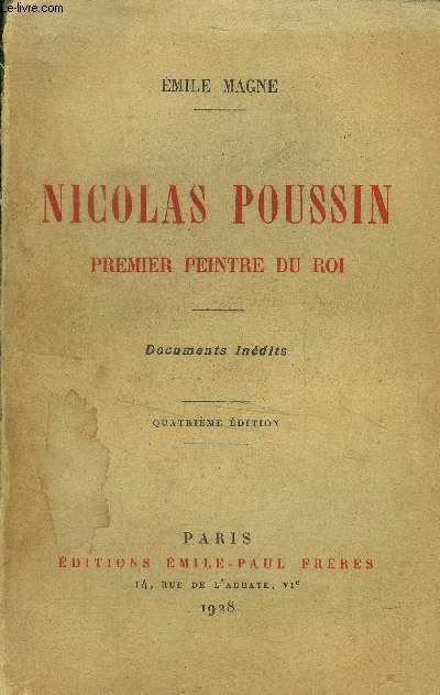 Nicolas Poussin Portraits et documents indits.
