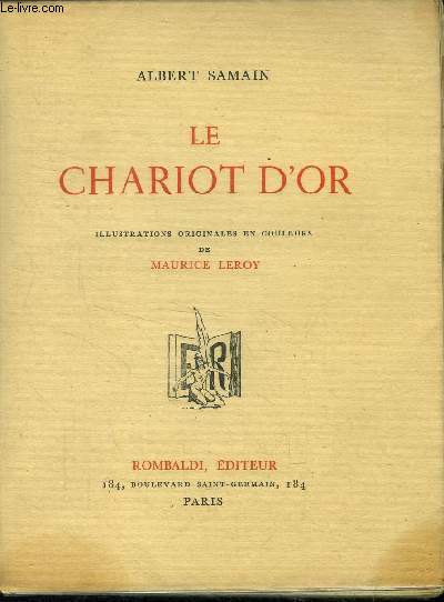 Le chariot d'or (Exemplaire n4433)
