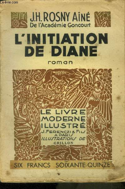 L'initiation de Diane,N 200 Le Livre Moderne Illustr.