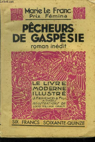 Pcheurs de Gaspsie,Le Livre moderne IIlustr N306