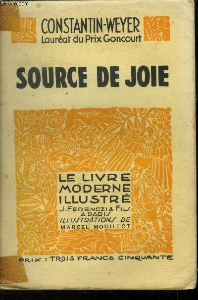 Source de joie,Collection 'Le Livre Moderne Illustr'. n217
