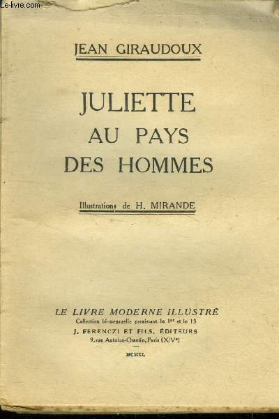 Juliette au pays des hommes,Juliette au pays des hommes,Le Livre moderne IIlustr N341