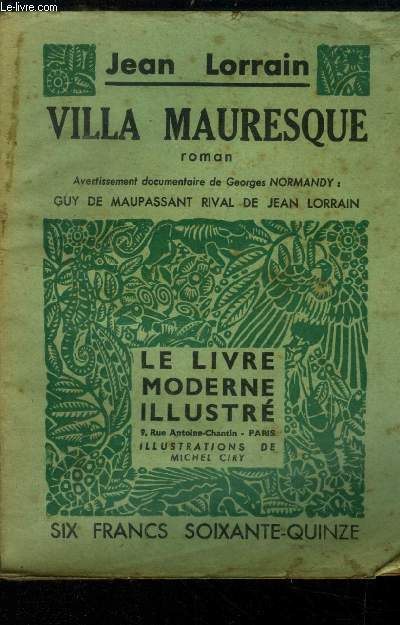 Villa Mauresque,Collection Le livre moderne Illustr.