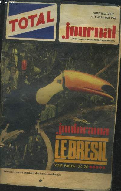 Total journal n1 , avril mai 1966 :Juniorama Le brsil