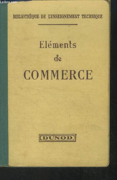 Elements de commerce