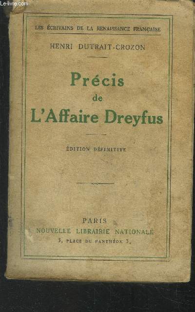 Prcis de l'affaire Dreyfus