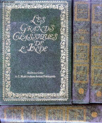 Les grands classiques de l'inde- 3 volumes : le srimad bhagavatam de krsna-dvaipayana vyasa - tome i - ii - iii