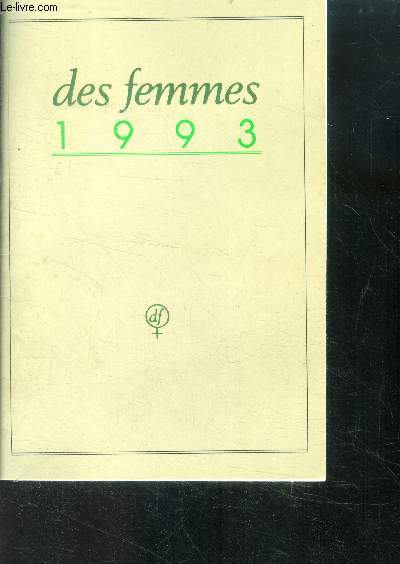 Des femmes, catalogue 1993