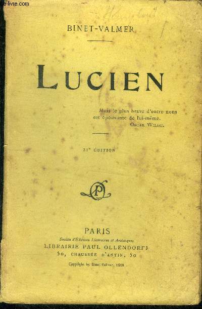 Lucien - 21eme edition