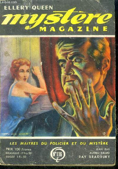 Mystere magazine n116 - septembre 1957 -Dans la ville endormie- Un tigre dans la nuit- Dents d'or- Inch'Allah- Brouillard sur temple Green- 