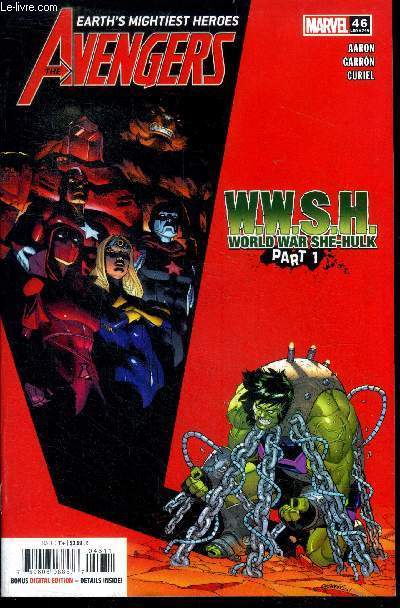 The avengers, earth's mightiest heroes- N46, september 2021- W.W.S.H. world war she-hulk part 1