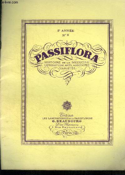 Passiflora 2e anne n3 : Le cholra de 1832 n& la caricature- Lithographies romantiques II