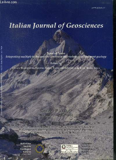 Italian journal of geosciences Special issue Integrating multiple techniques to constrain the evolution of basement geology Volume 137 (CXXXVII) Number 2 June 2018