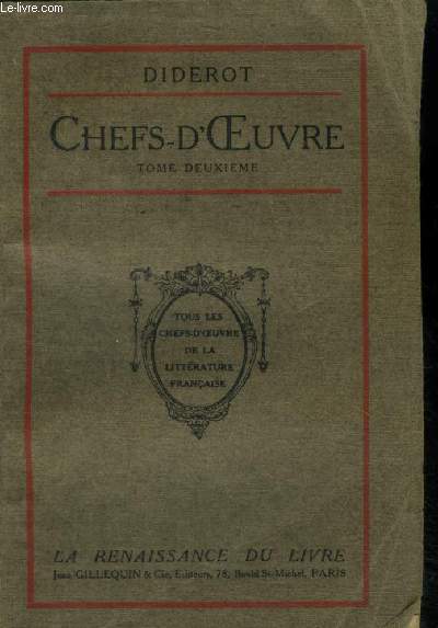 Chefs-D'Oeuvre - Tome Second (Collection 