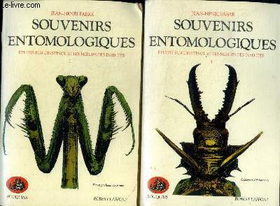 Souvenirs entomologiques Tomes 1 et 2 Etudes sur l'instinct et les moeurs des insectes