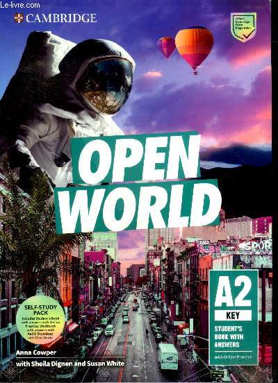 Cambridge Open world A2 Key student's book with answers and Workbook with answers 2 volumes